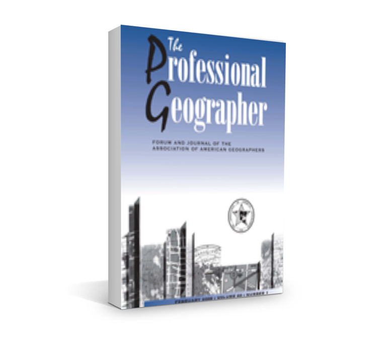 The Professional Geographer cover